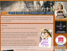 Tablet Screenshot of janetgover.com